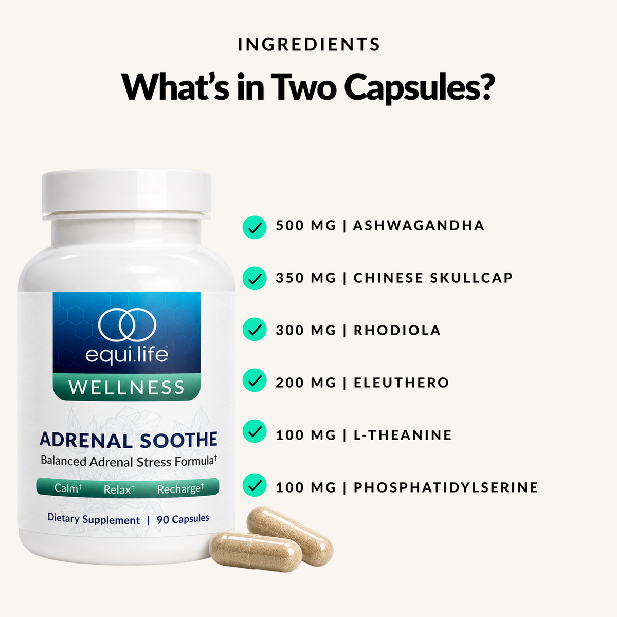 Adrenal Soothe - Ingredients