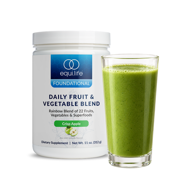 Daily Fruit and Vegetable Blend Crisp Apple - Bottle - Front