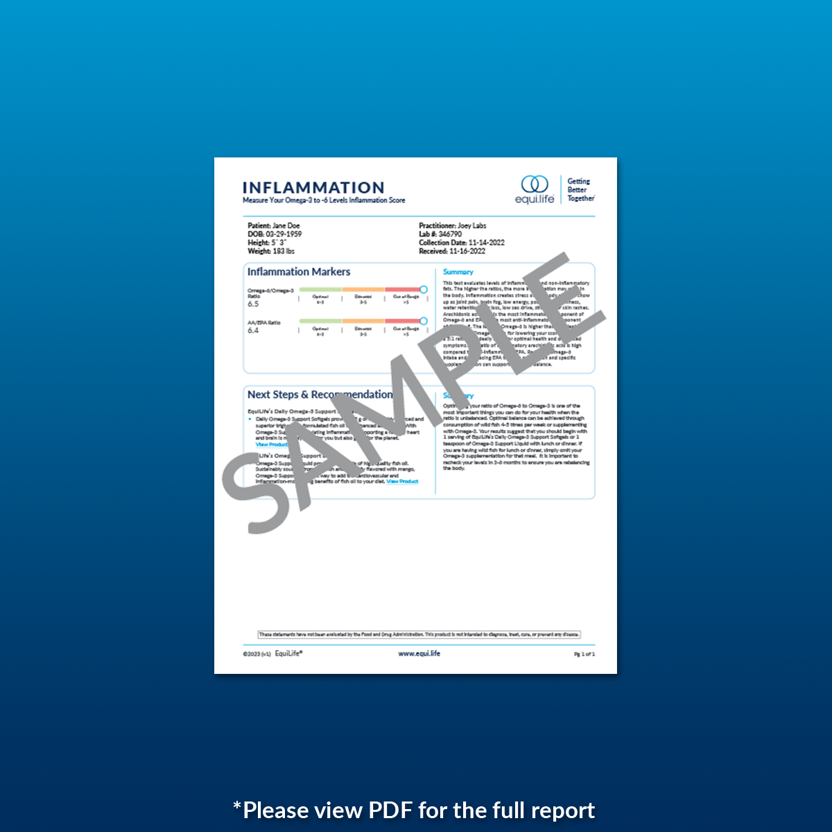 Inflammation Test