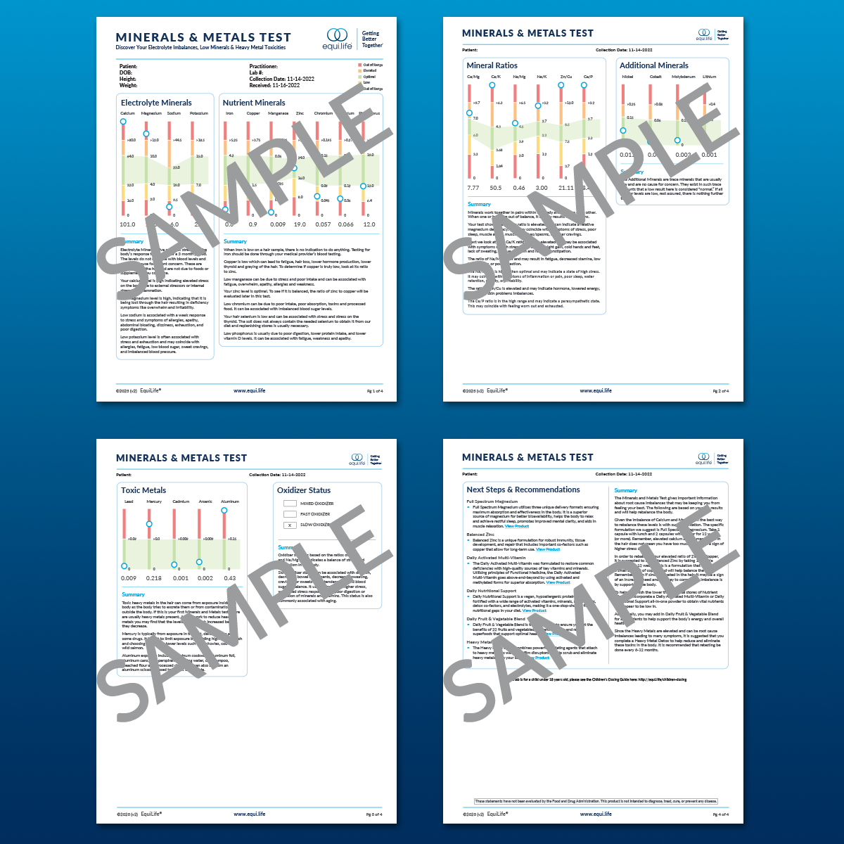 Minerals & Metals Test