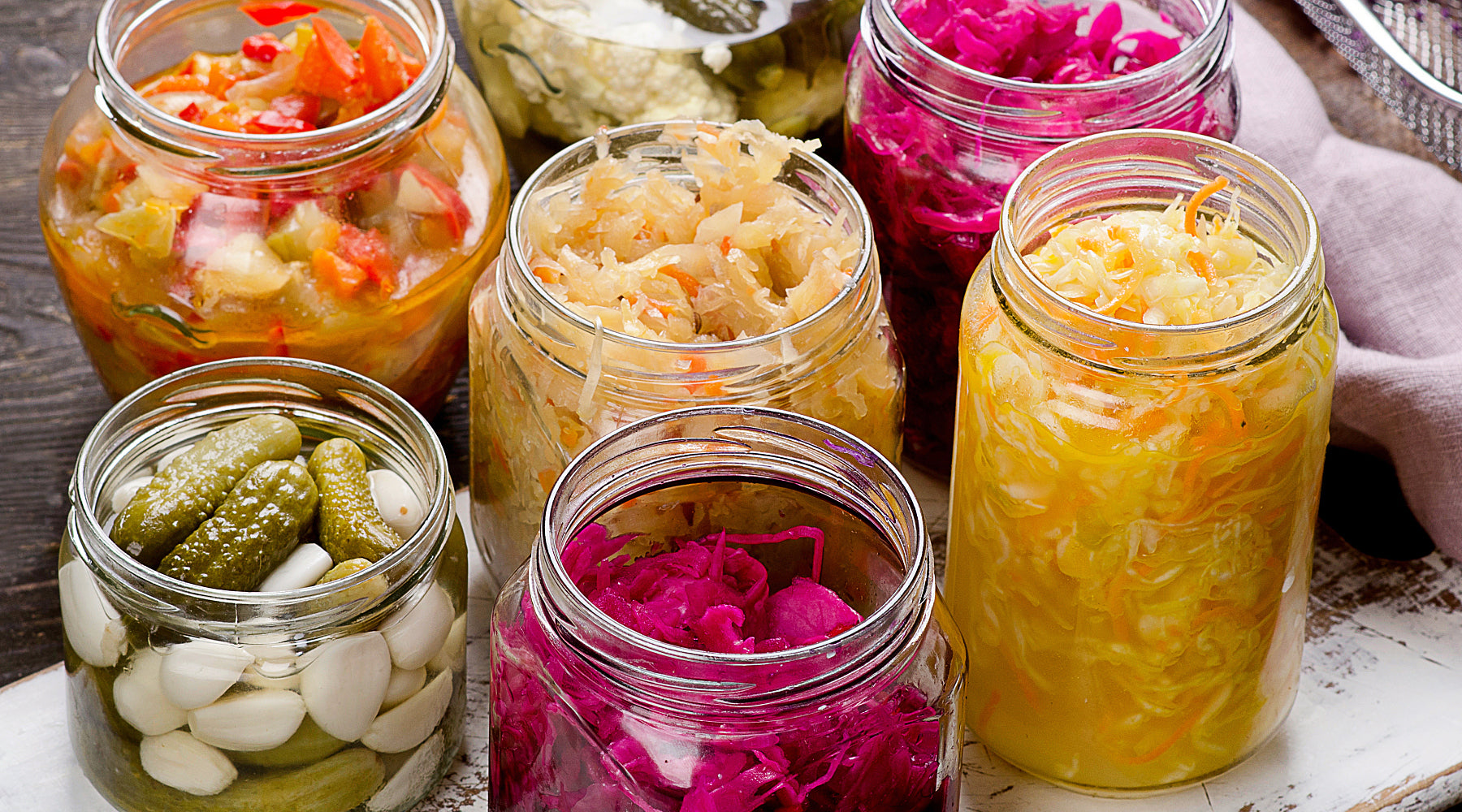 Fermented Foods contain natural probiotics