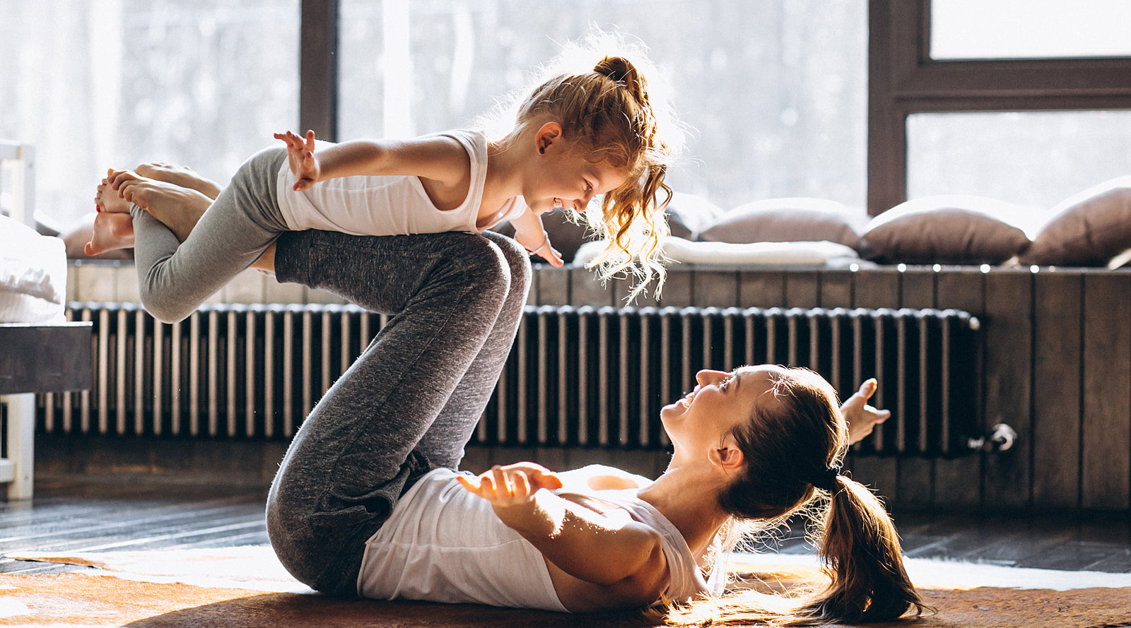 Woman holding yogurt with chia seeds