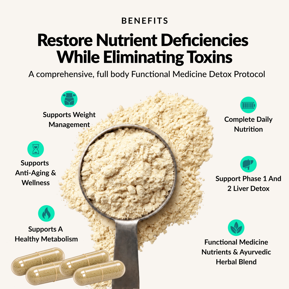 Dr. Cabral Detox Vanilla - Benefits