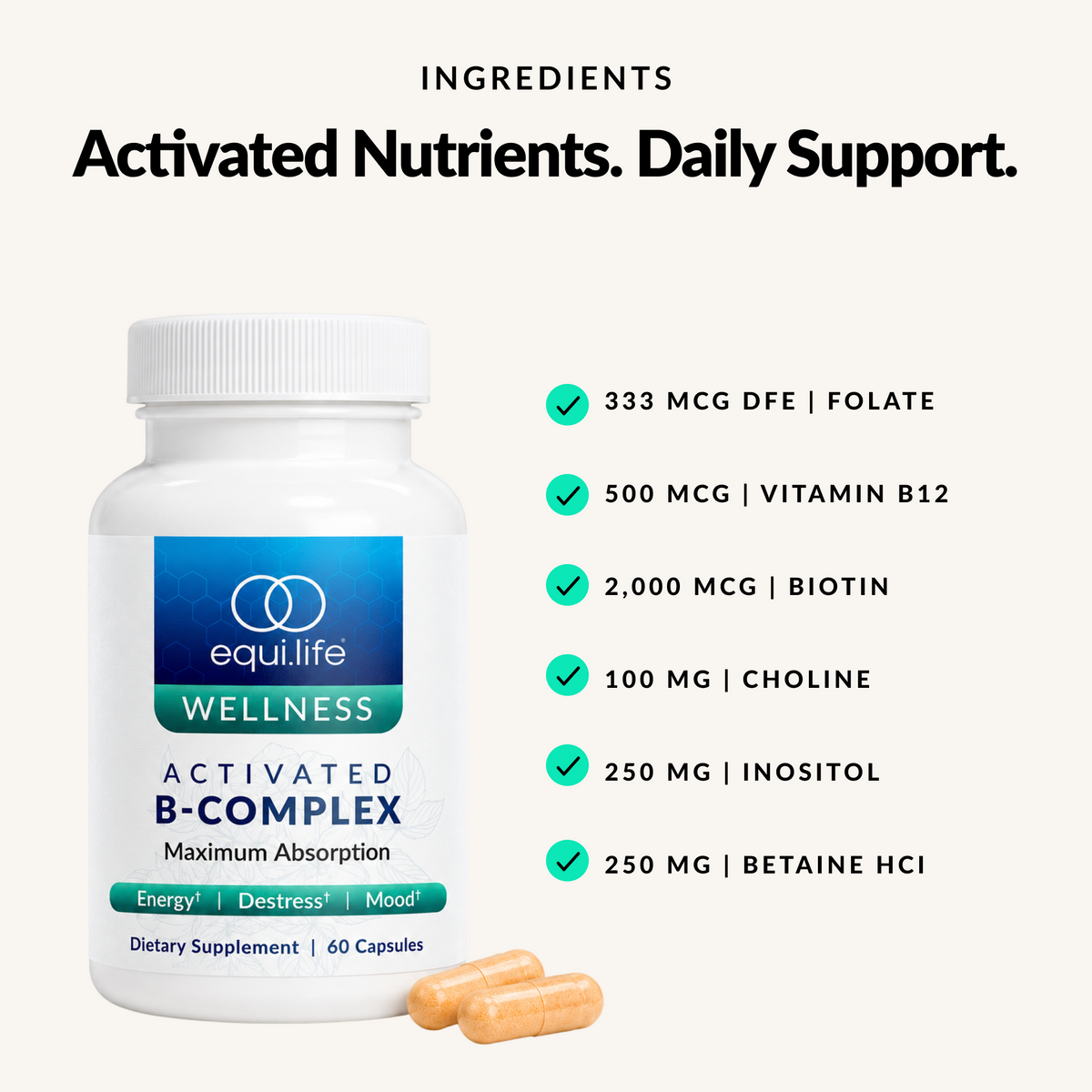 Activated B-Complex - Ingredients