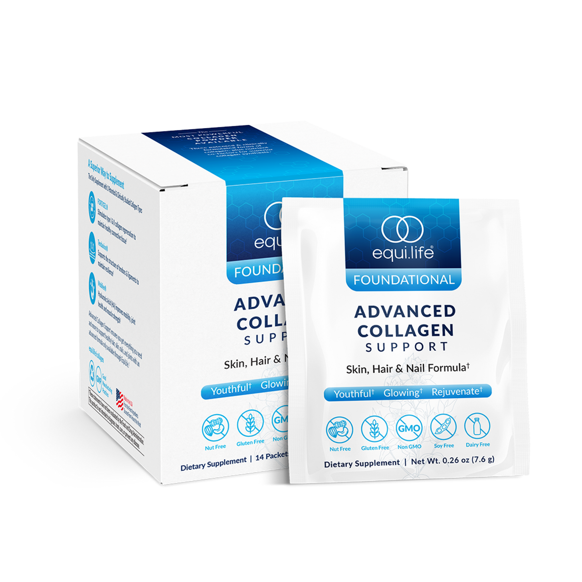 Advanced Collagen Support - Packets - Front