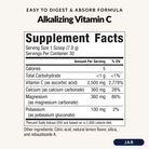 Alkalizing Vitamin C - Supplement Facts