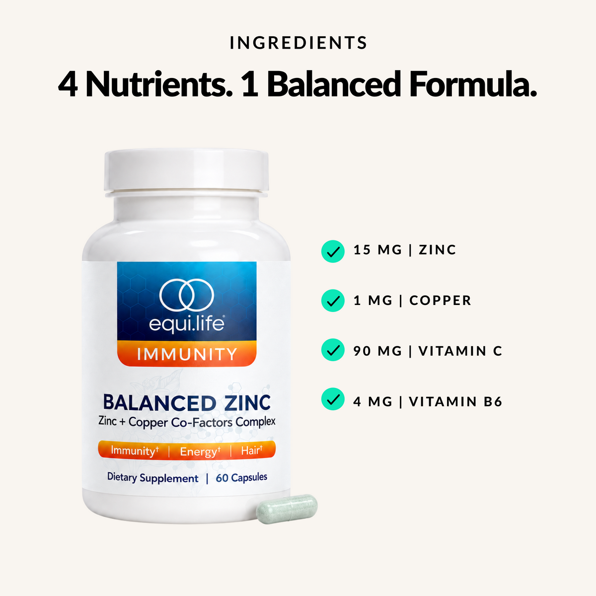 Balanced Zinc - Ingredients