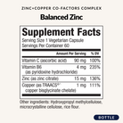 Balanced Zinc - Supplement Facts