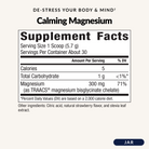 Calming Magnesium - Supplement Facts