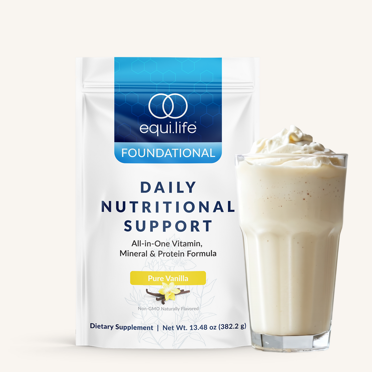 Daily Nutritional Support Vanilla - Bag - Front