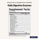 Daily Digestive Enzyme - Supplement Facts