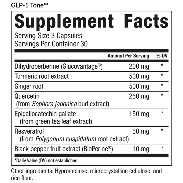 lifevantage glp 1 ingredients GLP-1 Tone System