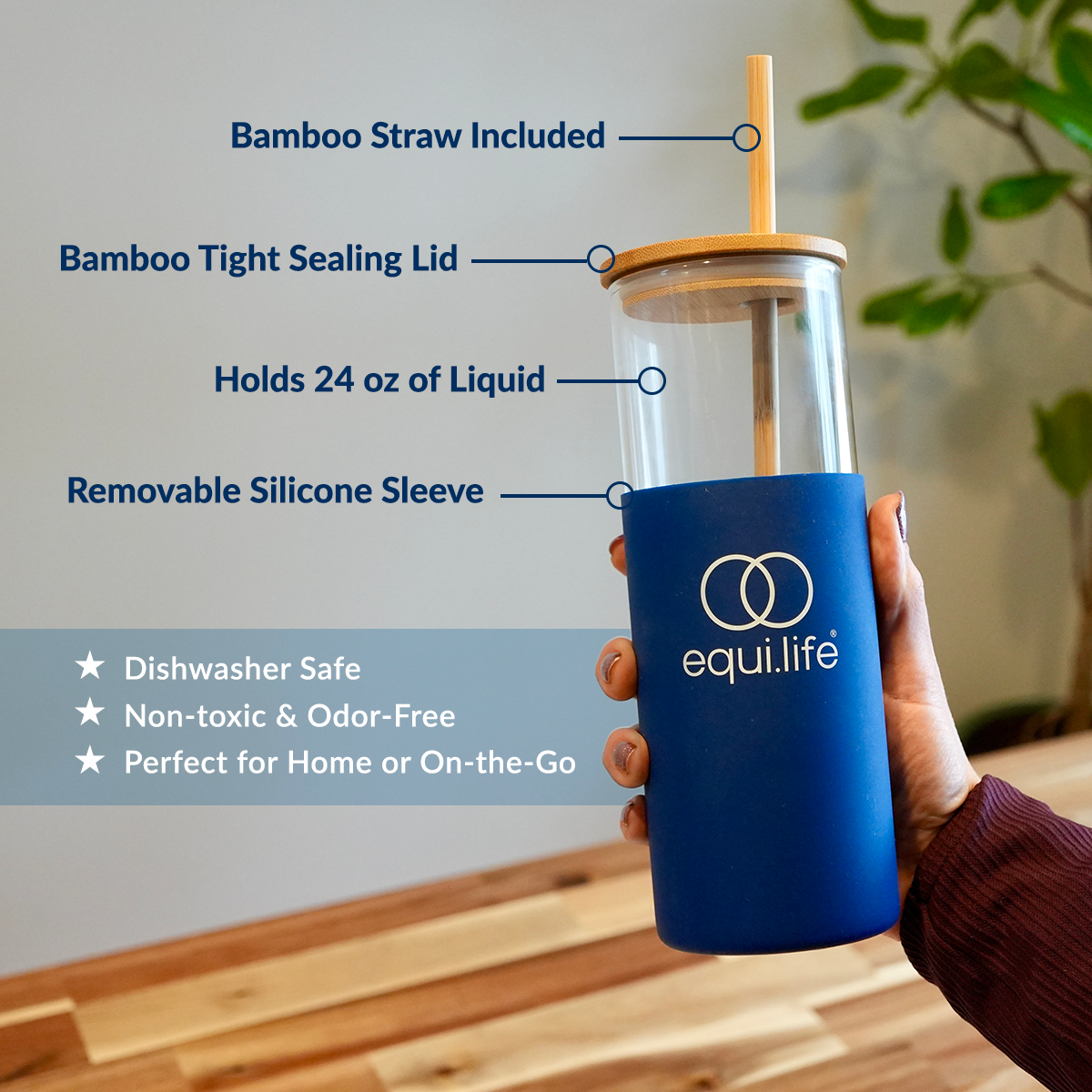 EquiLife Glass Tumbler