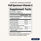 Full Spectrum Vitamin C - Supplement Facts