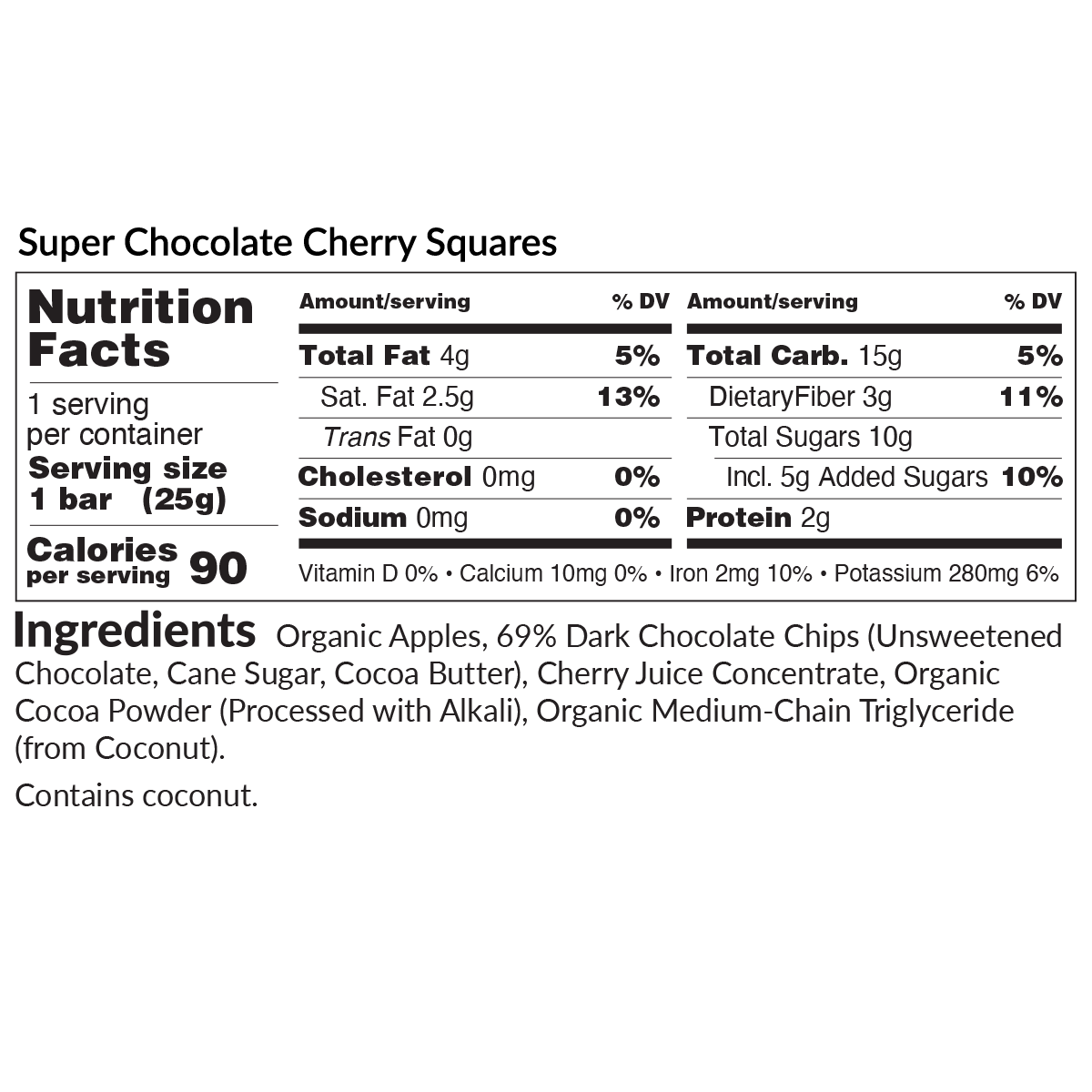 Super Chocolate Cherry Squares