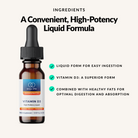 Vitamin D3 High-Potency Liquid - Ingredients