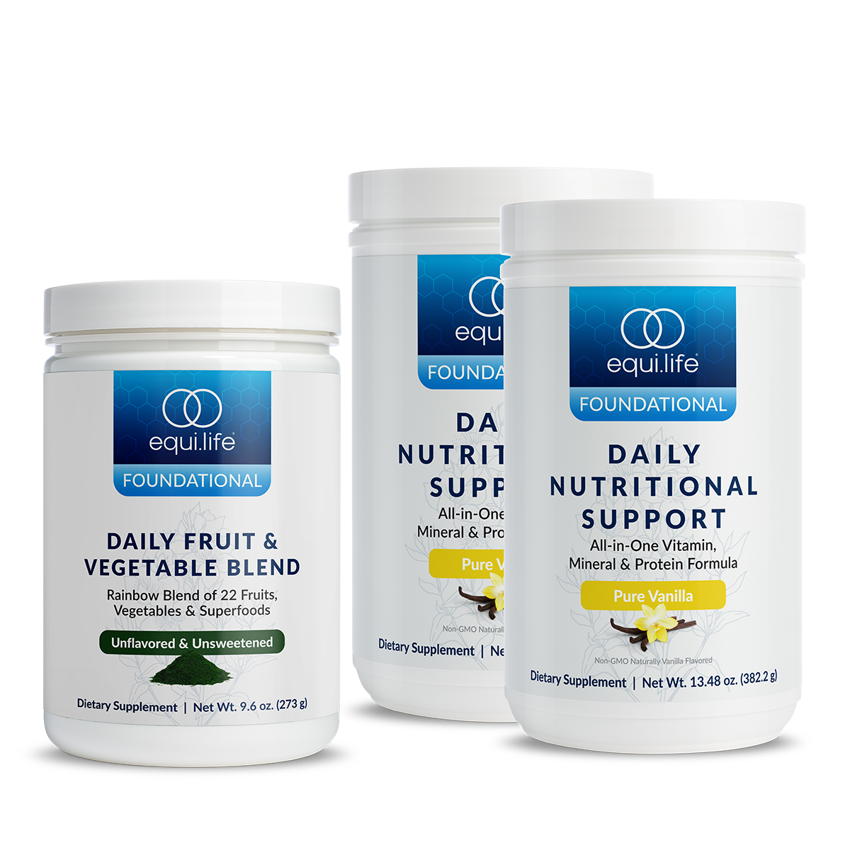 2 Daily Nutritional Support & 1 Fruit & Vegetable Blend