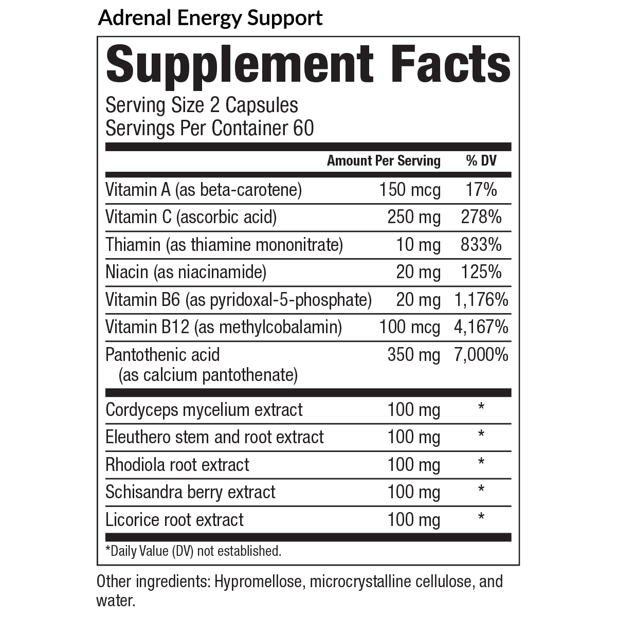 Adrenal Energy Support SFP