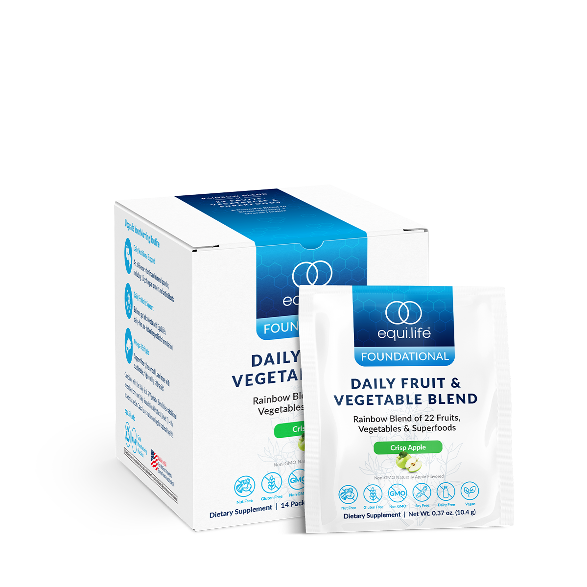 Daily Fruit &amp; Vegetable Blend Crisp Apple - Packets