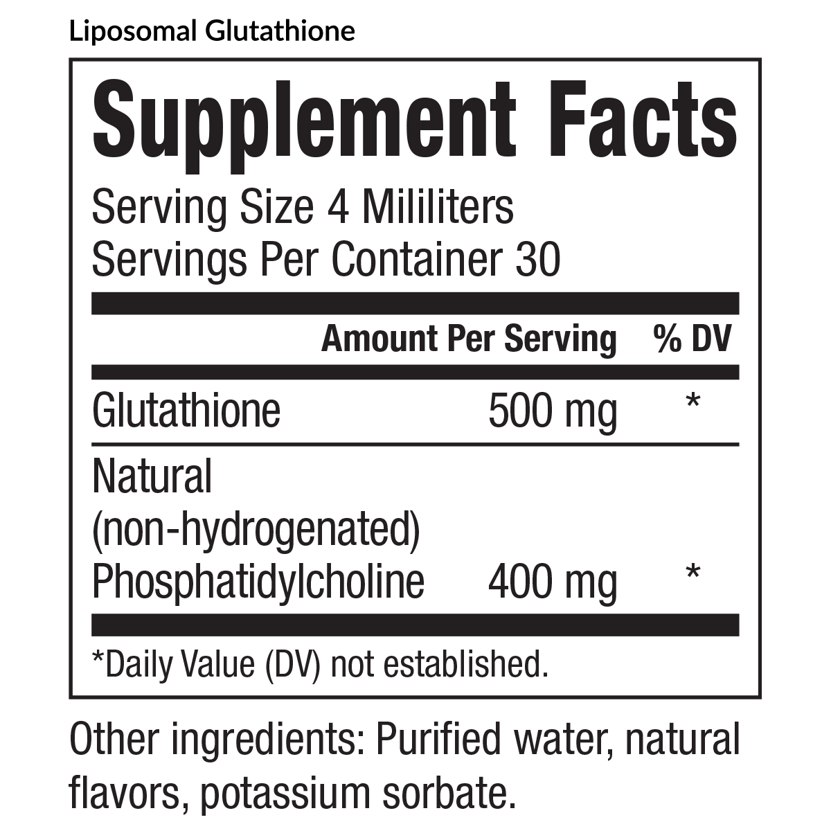 Liposomal Glutathione