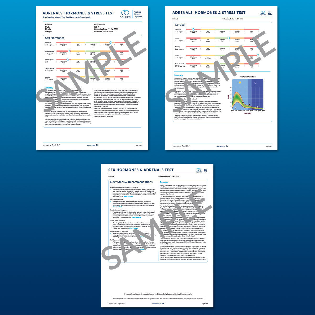 Adrenals, Hormones &amp; Stress Test