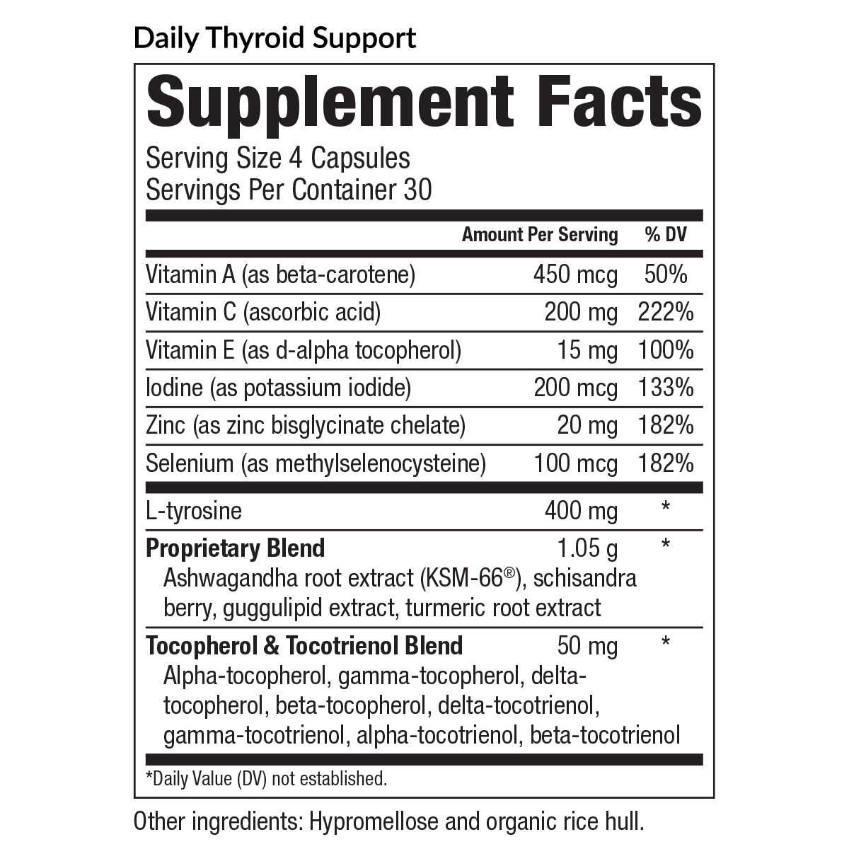 Daily Thyroid Support SFP