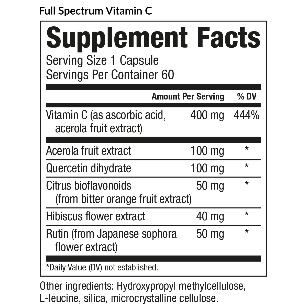 Full Spectrum Vitamin C