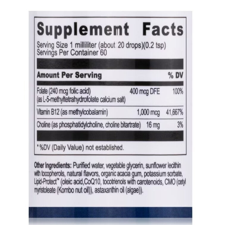 Liposomal B12 Methylfolate
