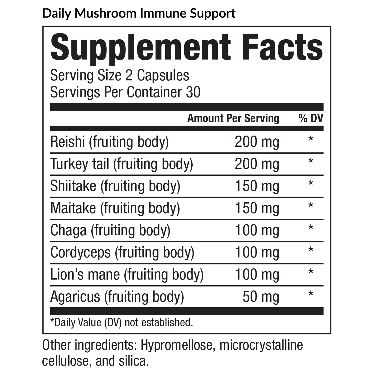 Daily Mushroom Immune Support