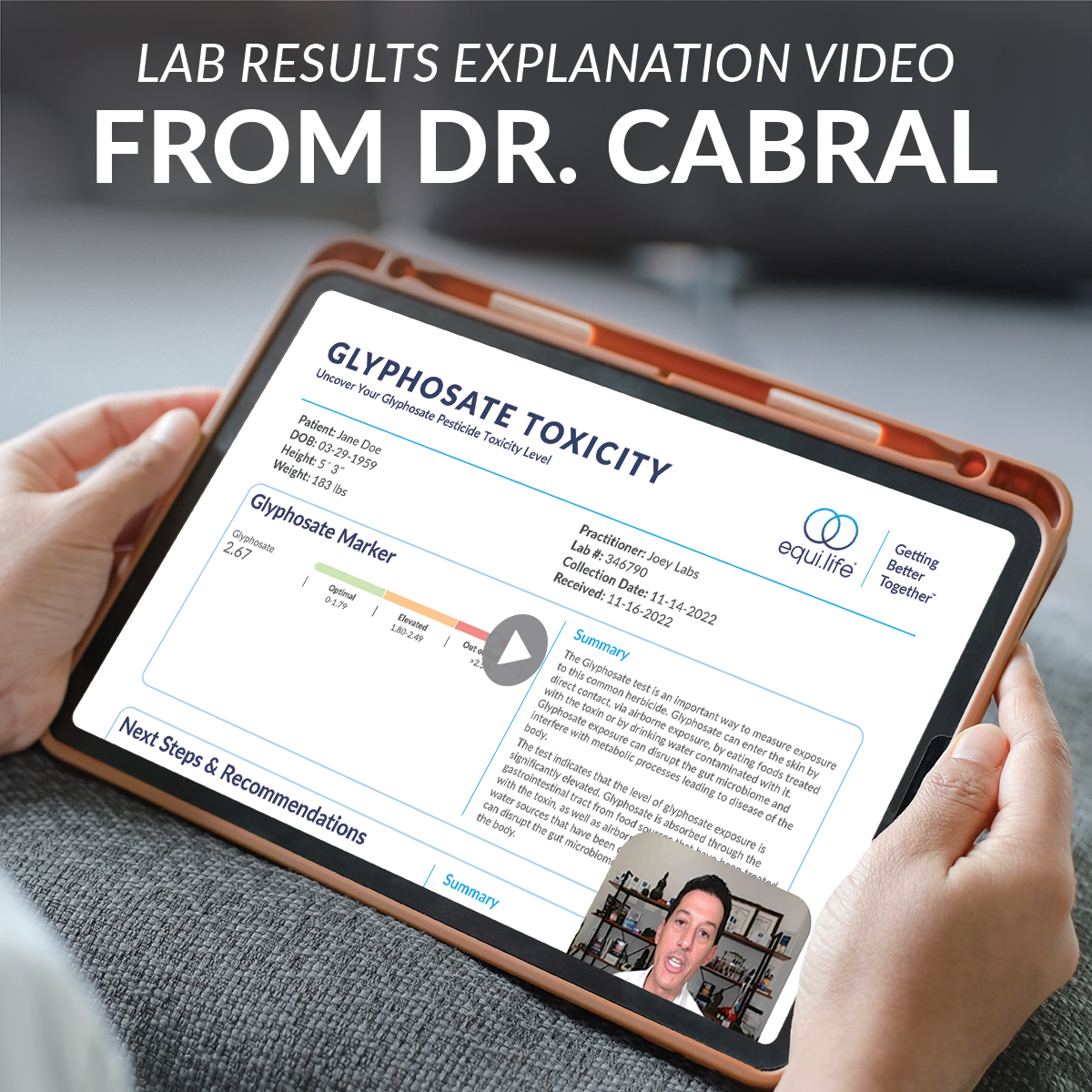 Glyphosate Toxicity Test (Consult Not Included)