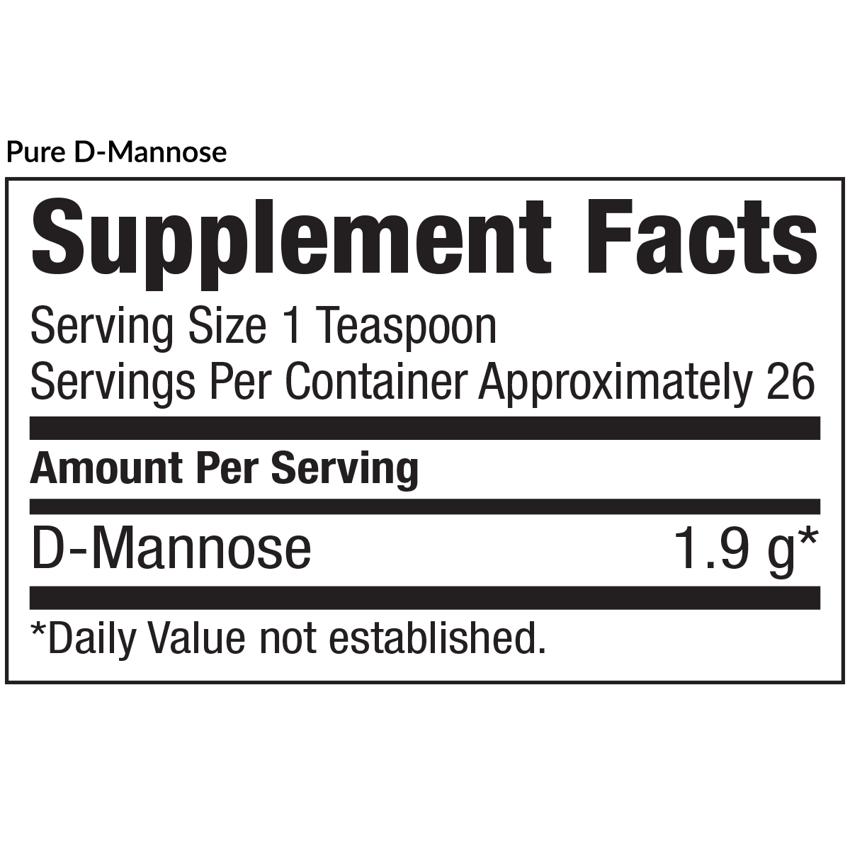 Pure D-Mannose