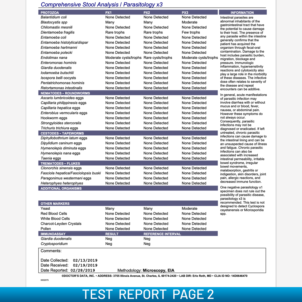 Bacteria &amp; Parasite Stool Test (Consult Not Included)