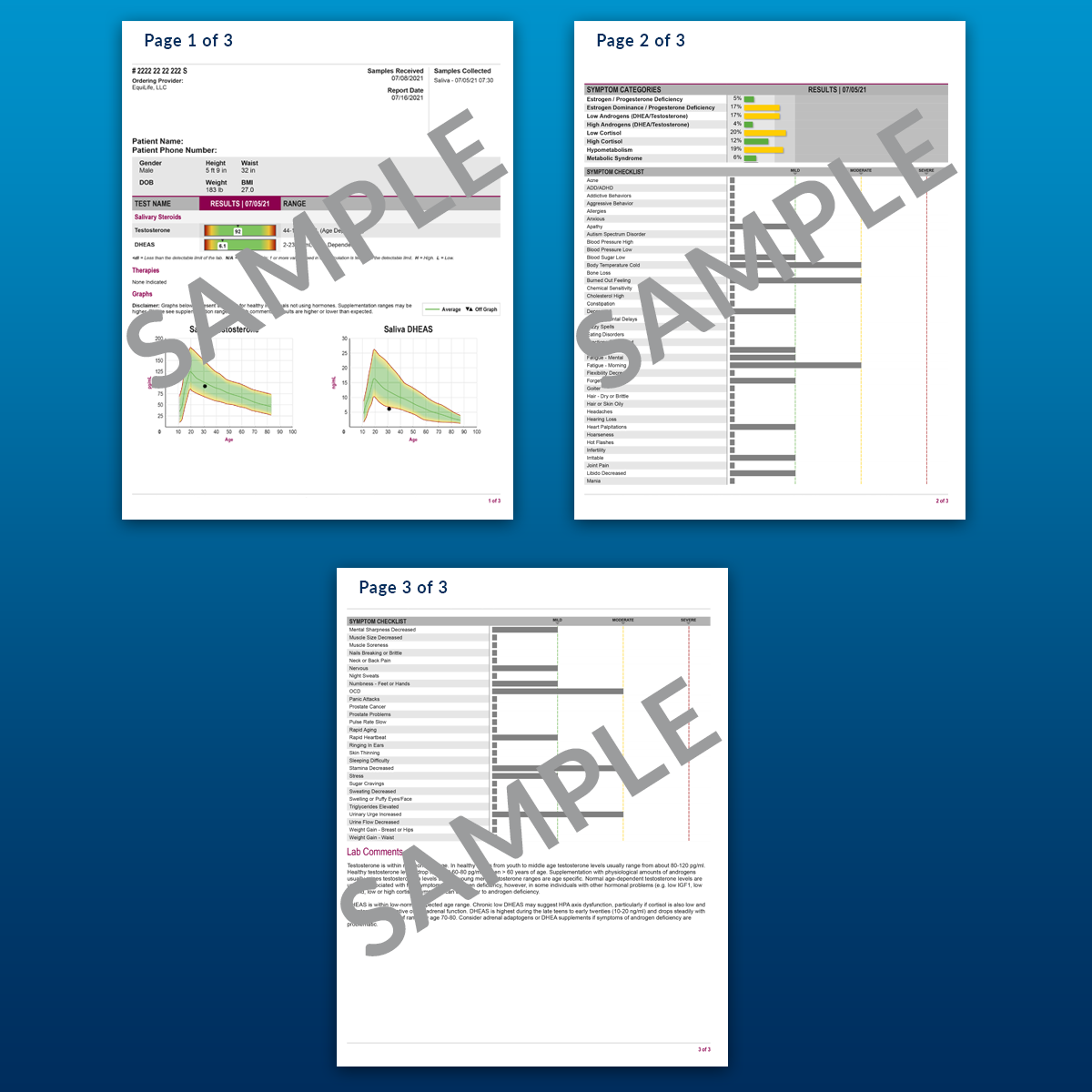 Testosterone &amp; DHEA Test (Consult Not Included)