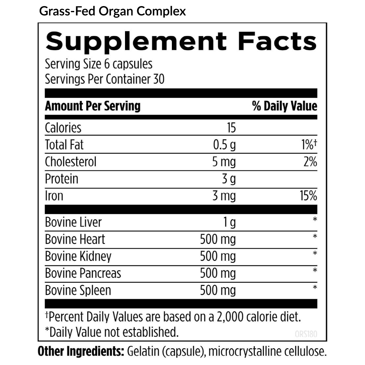 GrassFed Organ Complex